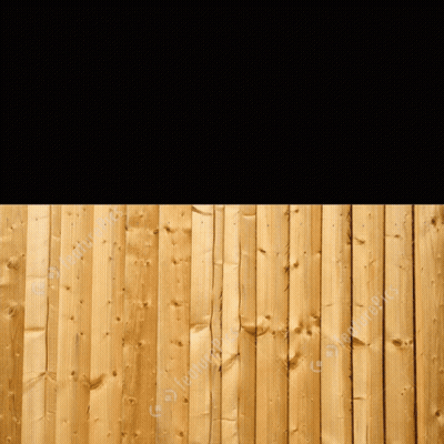 A Person Peeking Over A Wooden Fence With A Black Background In The Background GIF