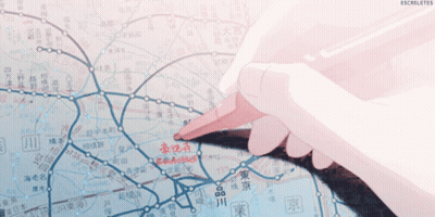 A Person Pointing At A Map That Says Scarletes On It GIF