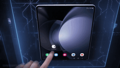 A Person 'S Finger Is Pressing A Button On A Cell Phone GIF