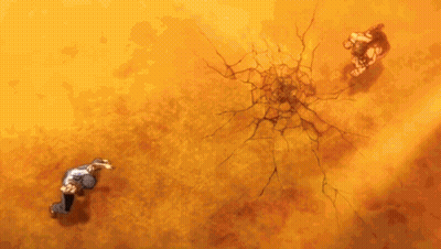 A Person 'S Foot Is Standing On A Cracked Ground GIF