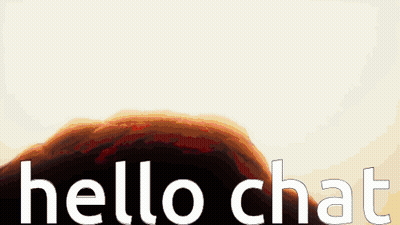 A Person 'S Hand Is Reaching Out Towards The Word Hello Chat GIF