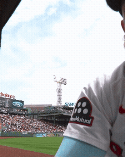 A Person Wearing A Jersey That Says Sam Mutual On It GIF