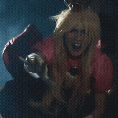 A Person Wearing A Mask With A Hole In The Middle GIF