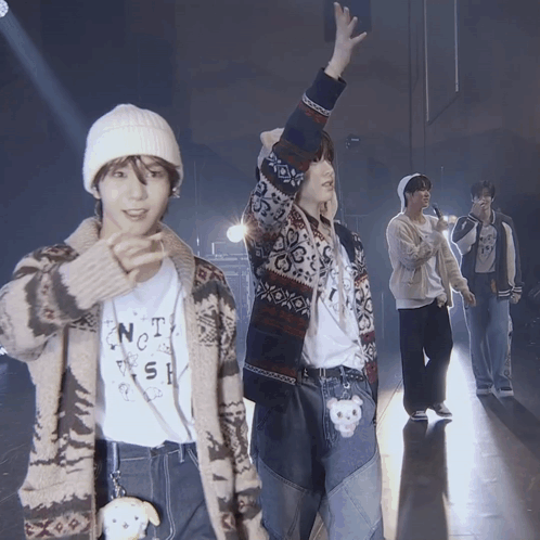 A Person Wearing A T-Shirt That Says Nct On It GIF