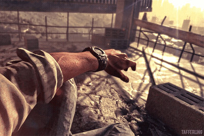 A Person Wearing A Watch With Tafferling Written On The Bottom Right GIF