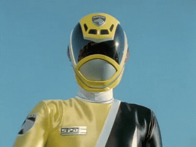 A Person Wearing A Yellow Jacket With The Number 4 On It GIF