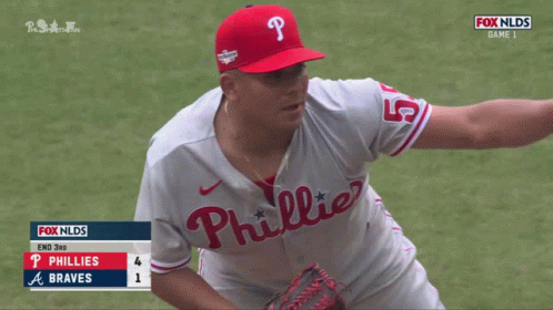 A Phillies Baseball Player Is On Fox Nlds GIF