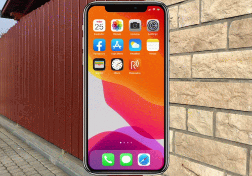 A Phone Displays The Date As April 25 GIF