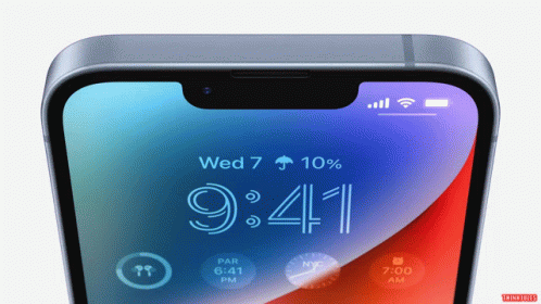 A Phone Screen Displays The Time Of 9:41 On Wed 7Th GIF