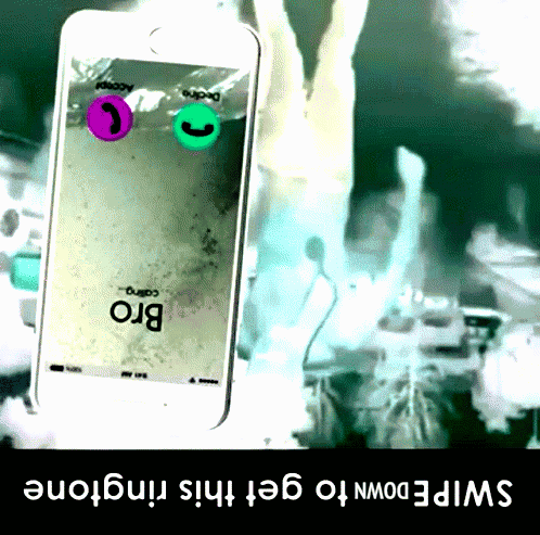 A Phone That Says Bro On The Screen GIF