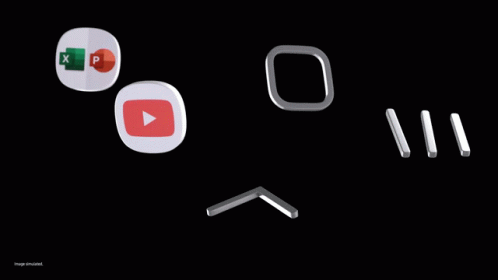 A Phone That Says Now With A New Taskbar On The Screen GIF