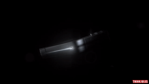 A Phone With A Light Coming Out Of It And The Word Thinki Jules On The Bottom GIF