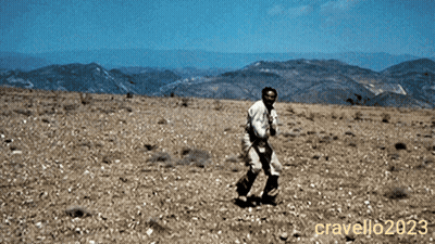 A Photo Of A Man In A Desert Taken By Cravello023 GIF