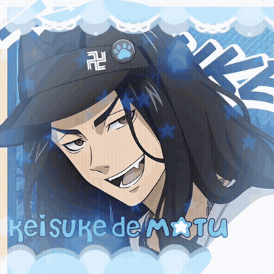 A Picture Of A Anime Character With The Name Keisuke De Matsu GIF