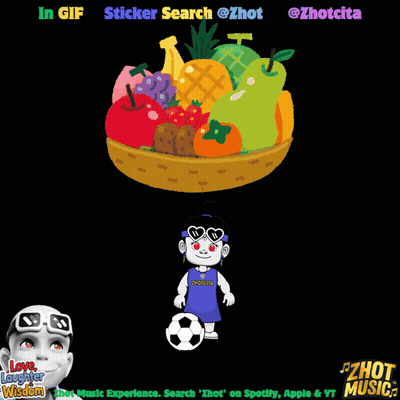 A Picture Of A Basket Of Fruit With The Words In Gif Sticker Search @Zhot GIF