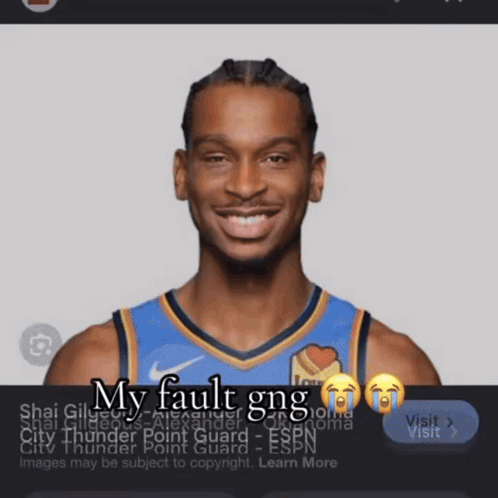 A Picture Of A Basketball Player With The Words My Fault Gng GIF