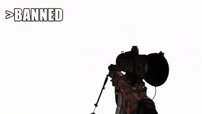 A Picture Of A Black Object With The Words Banned Above It GIF