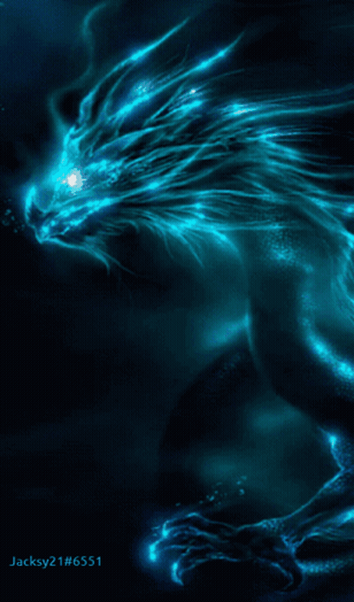 A Picture Of A Blue Dragon With The Numbers Jacksy21 # 6551 GIF