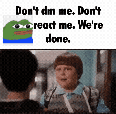 A Picture Of A Boy Next To A Picture Of Pepe The Frog GIF