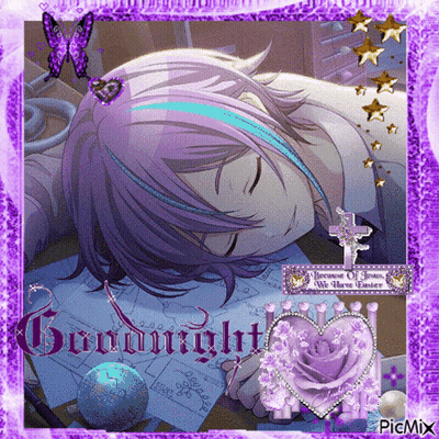 A Picture Of A Boy Sleeping With The Words Goodnight Written On The Bottom GIF