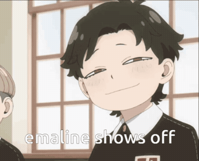 A Picture Of A Boy With The Caption " Emailing Shows Off " GIF