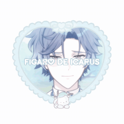 A Picture Of A Boy With The Name Figaro De Icarus GIF