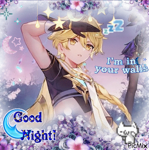 A Picture Of A Boy With The Words I 'M In Your Walls GIF