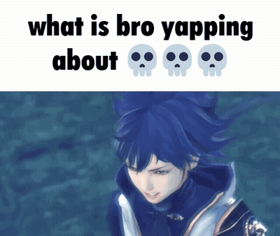 A Picture Of A Boy With The Words What Is Bro Yapping About Above Him GIF