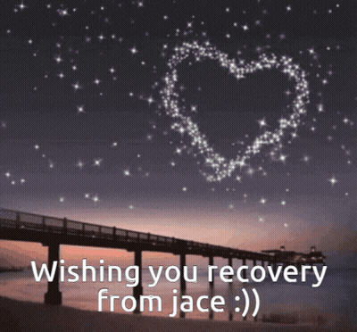 A Picture Of A Bridge With The Words Wishing You Recovery From Jace On It GIF