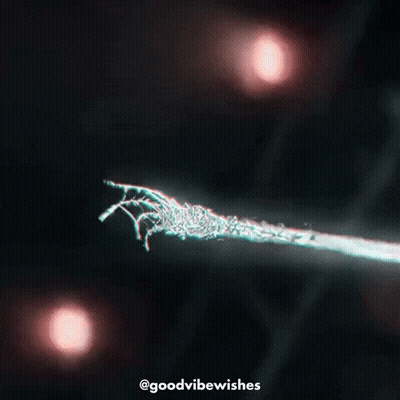 A Picture Of A Broken Wire With The Words Goodvibewishes Below It GIF