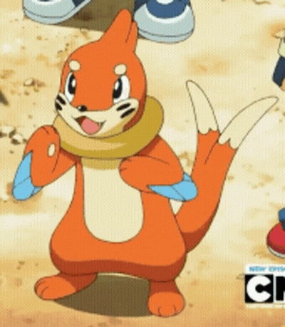 A Picture Of A Cartoon Character With A Cn Logo In The Corner GIF
