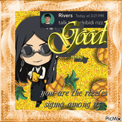 A Picture Of A Cartoon Character With A Message From Rivers GIF