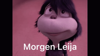 A Picture Of A Cartoon Character With The Name Morgen Leija GIF