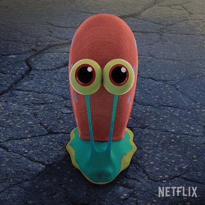 A Picture Of A Cartoon Character With The Word Meow On It GIF