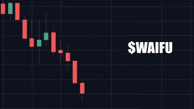A Picture Of A Cartoon Character With The Word Swaifu Written Below It GIF
