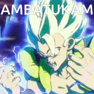 A Picture Of A Cartoon Character With The Words " Ambatukam " Written Above Him GIF