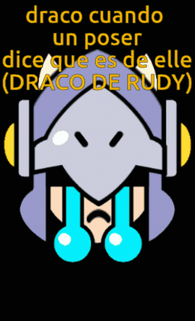 A Picture Of A Cartoon Character With The Words Draco Cuando Un Poser Dice Que Es De Elle GIF