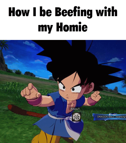 A Picture Of A Cartoon Character With The Words How I Be Beeping With My Homie GIF