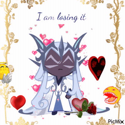 A Picture Of A Cartoon Character With The Words I Am Losing It On It GIF