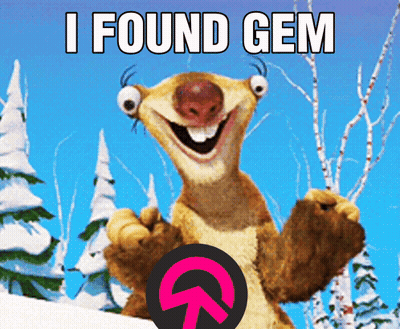 A Picture Of A Cartoon Character With The Words I Found Gem GIF