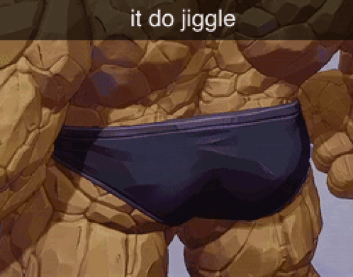 A Picture Of A Cartoon Character With The Words " It Do Jiggle " On It GIF