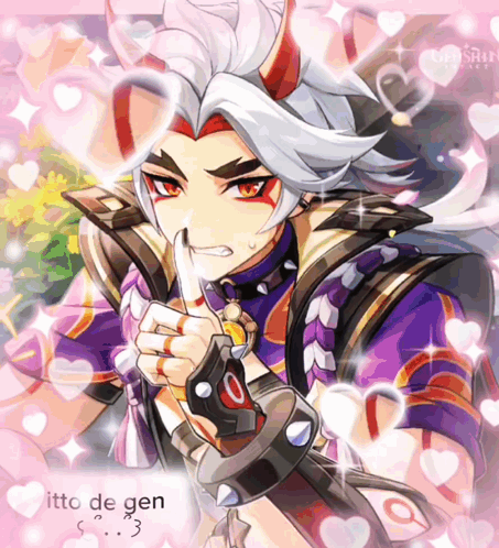 A Picture Of A Cartoon Character With The Words Itto De Gen Written Below It GIF