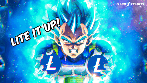 A Picture Of A Cartoon Character With The Words Lite It Up On The Bottom GIF