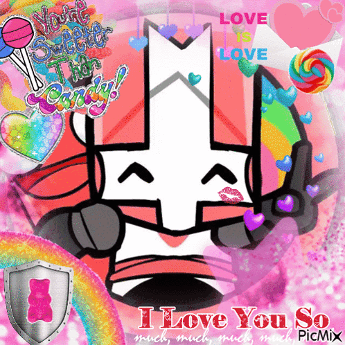 A Picture Of A Cartoon Character With The Words Love Is Love On It GIF