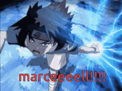 A Picture Of A Cartoon Character With The Words Marceeeell !!! GIF