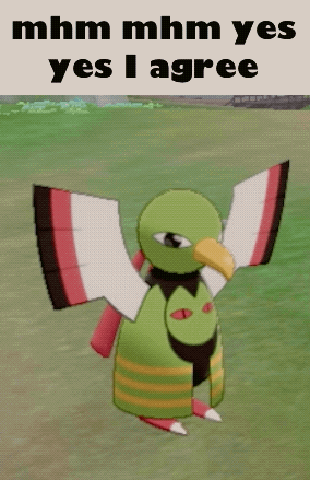 A Picture Of A Cartoon Character With The Words " Mhm Mhm Yes Yes I Agree " GIF