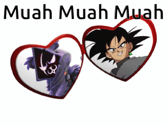 A Picture Of A Cartoon Character With The Words Muah Muah Muah GIF
