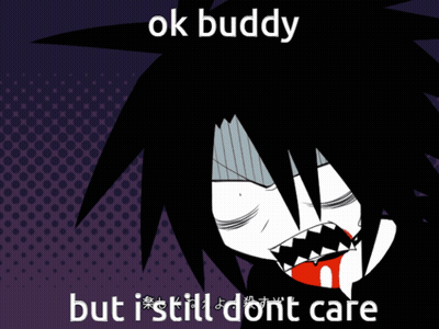 A Picture Of A Cartoon Character With The Words Ok Buddy But I Still Dont Care GIF