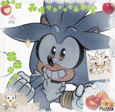 A Picture Of A Cartoon Character With The Words Picmix On The Bottom Right GIF