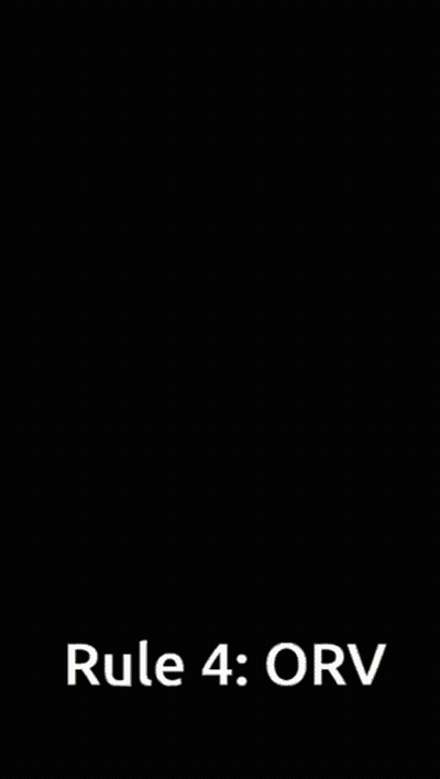A Picture Of A Cartoon Character With The Words Rule 4 : Orv On The Bottom GIF